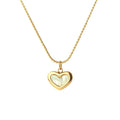 Golden Opal Heart Pendant