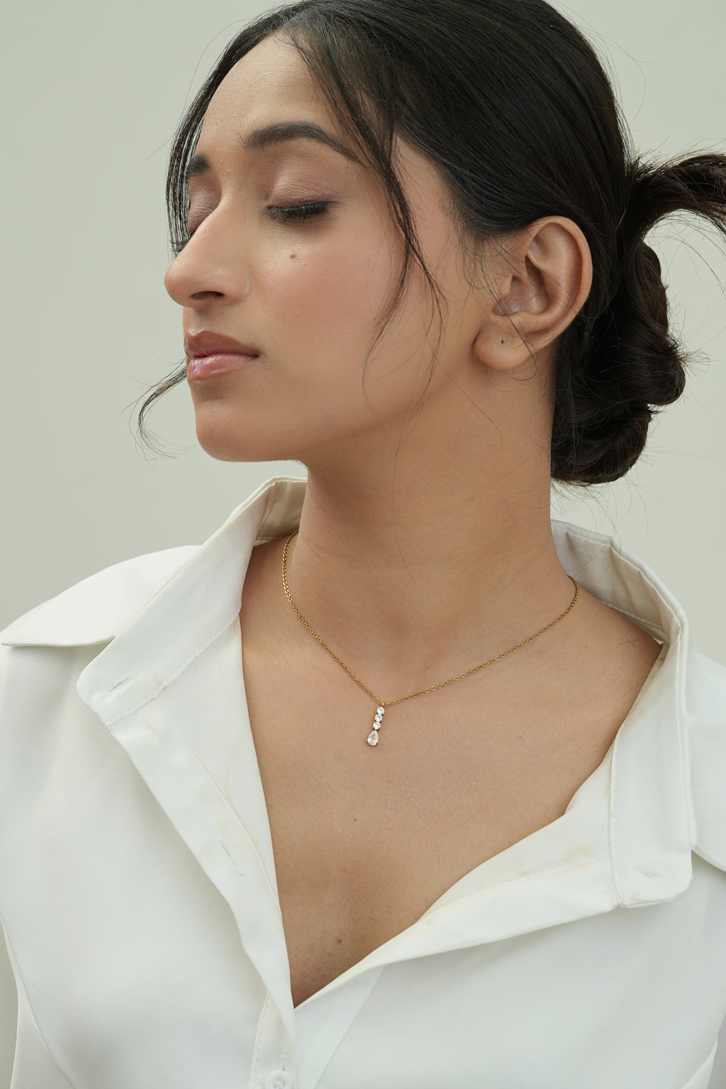 Celestial Drop Pendant Necklace
