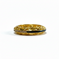 Black & Gold Wide Band