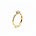 Classic Solitaire Accent Ring
