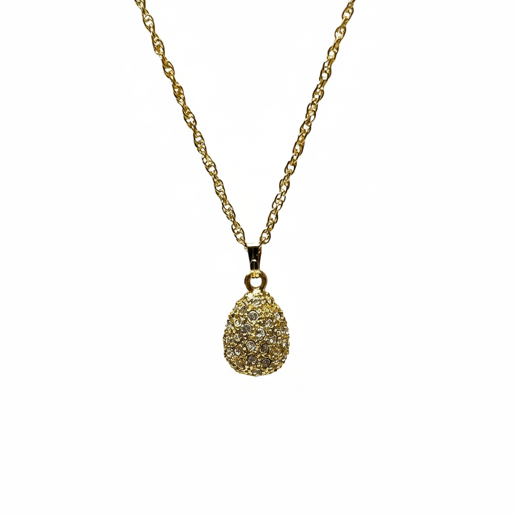 Crystal Dewdrop Mixed-Link Necklace