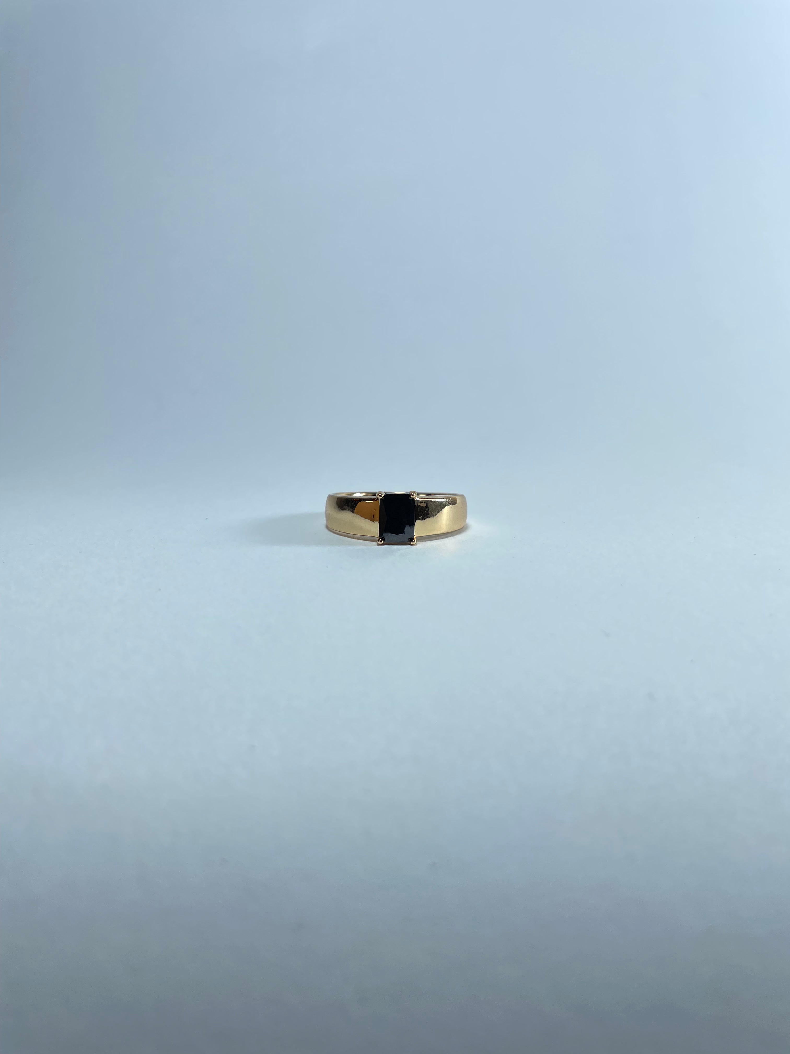 Classic Black Rectangle Signet