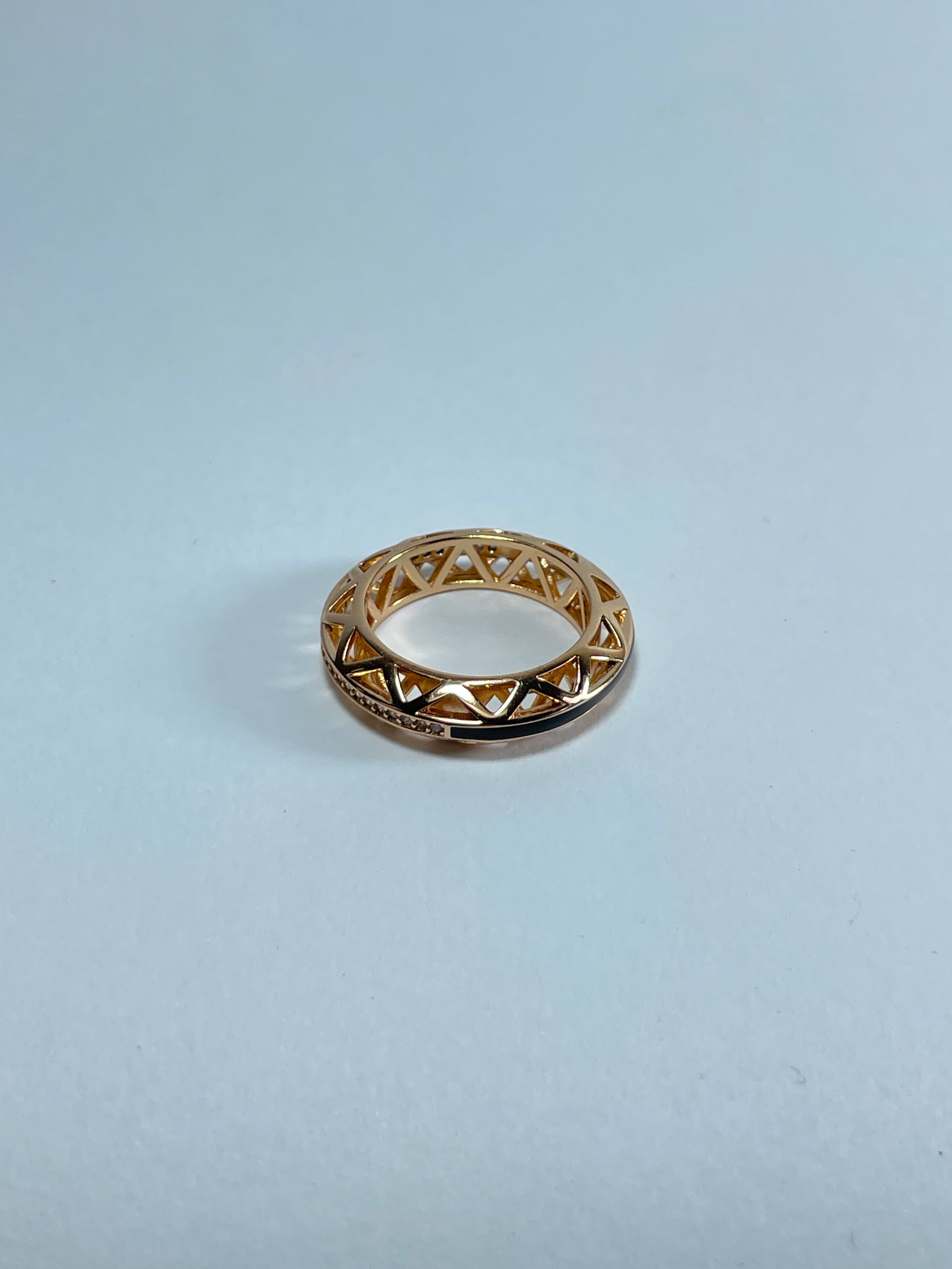 Black & Gold Wide Band