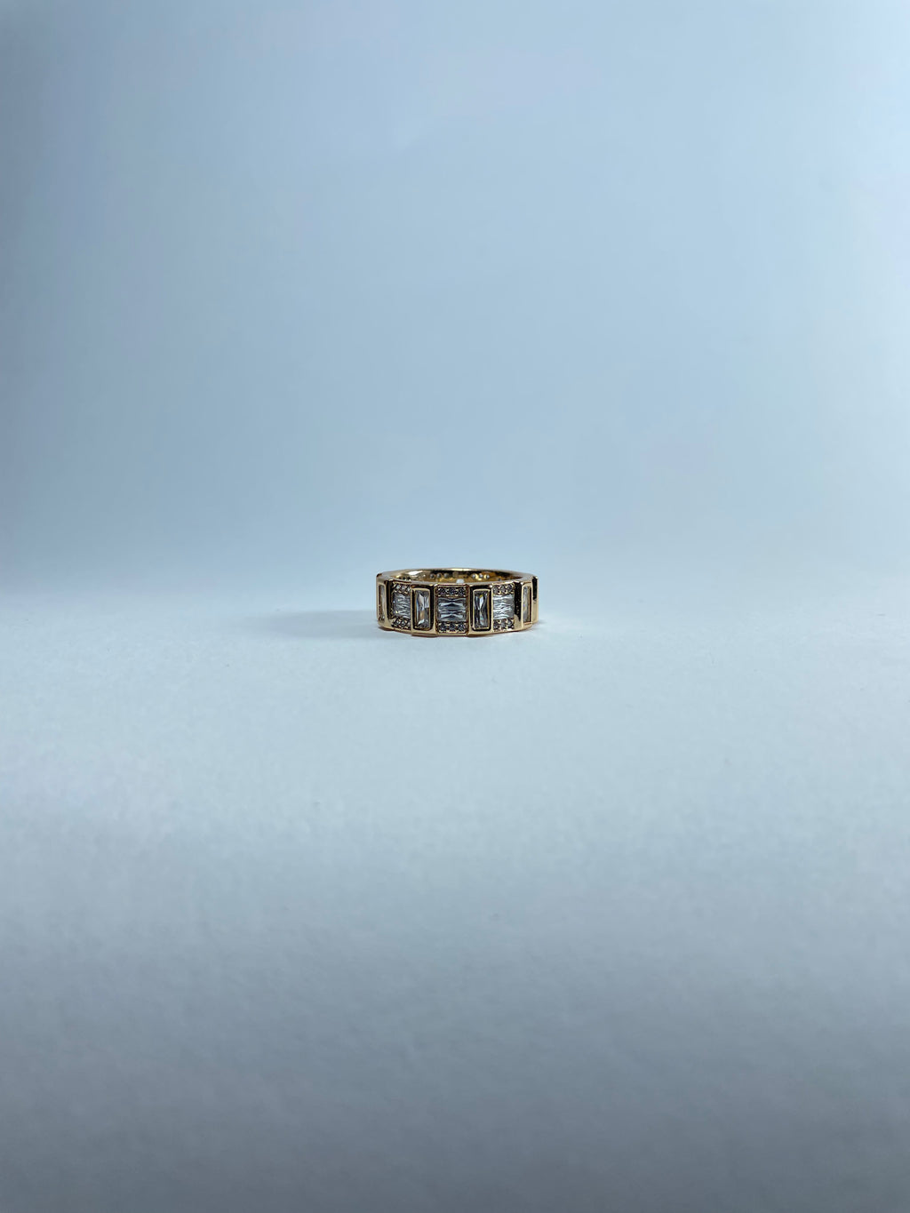 All-Baguette Eternity Ring