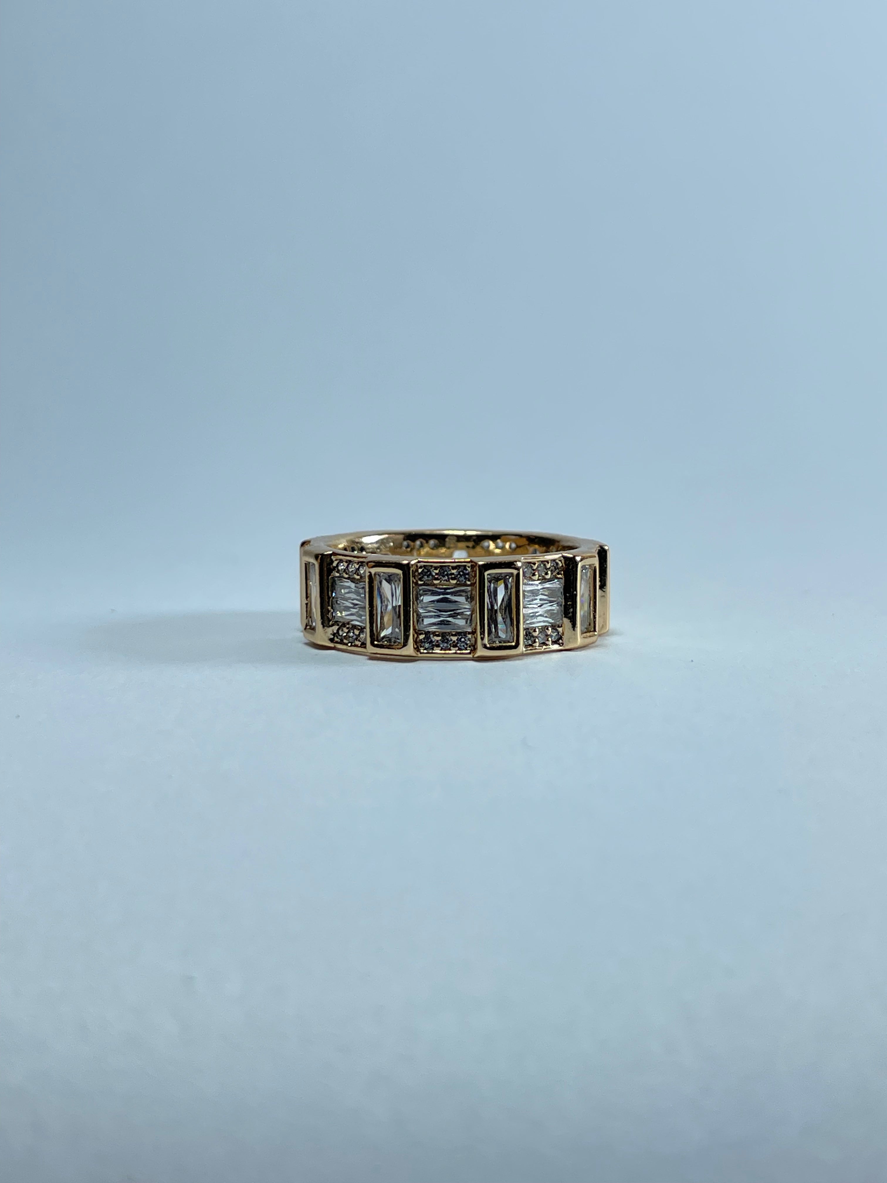 All-Baguette Eternity Ring