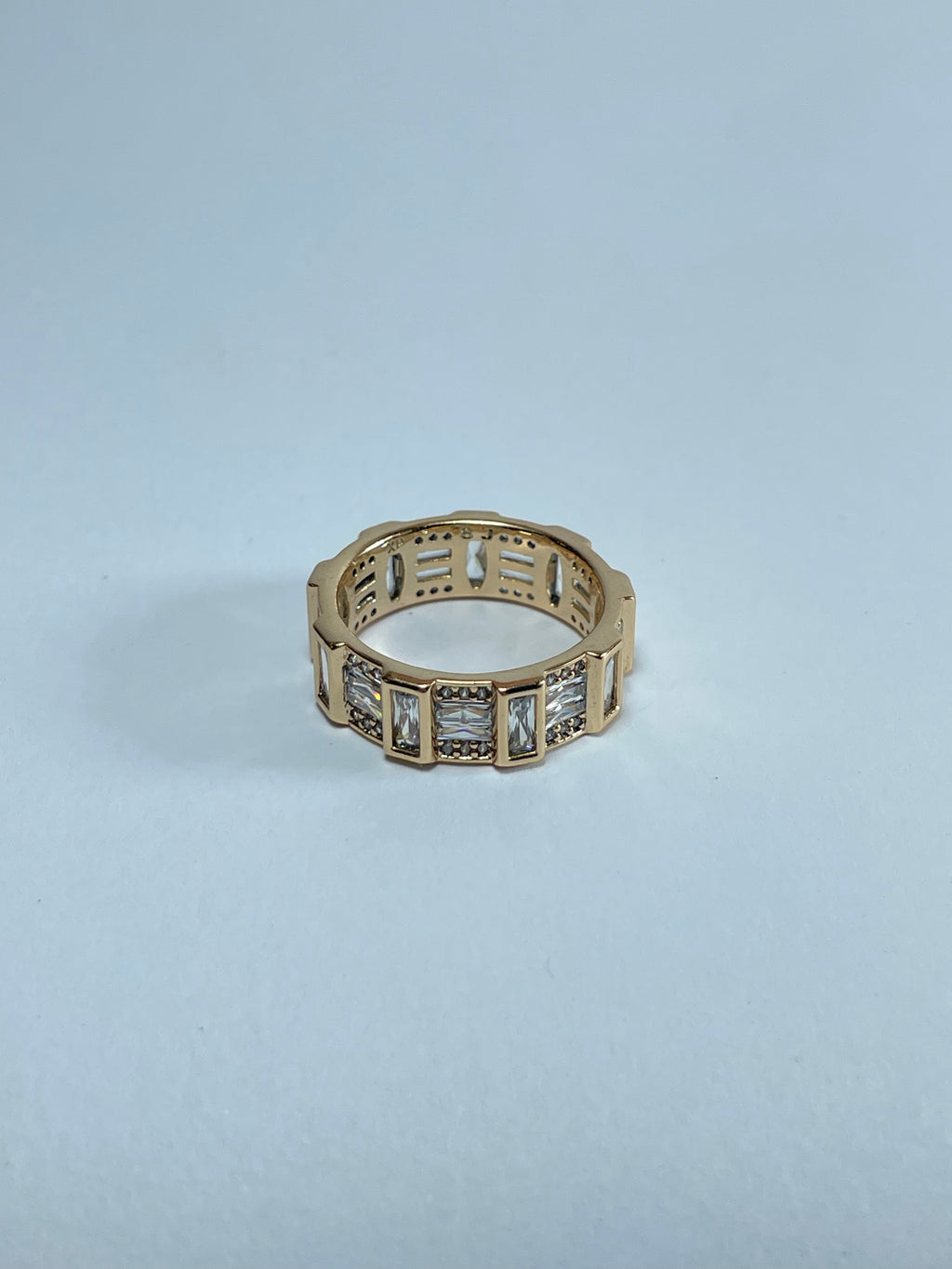 All-Baguette Eternity Ring