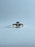 Classic Oval Cut Gold Ring