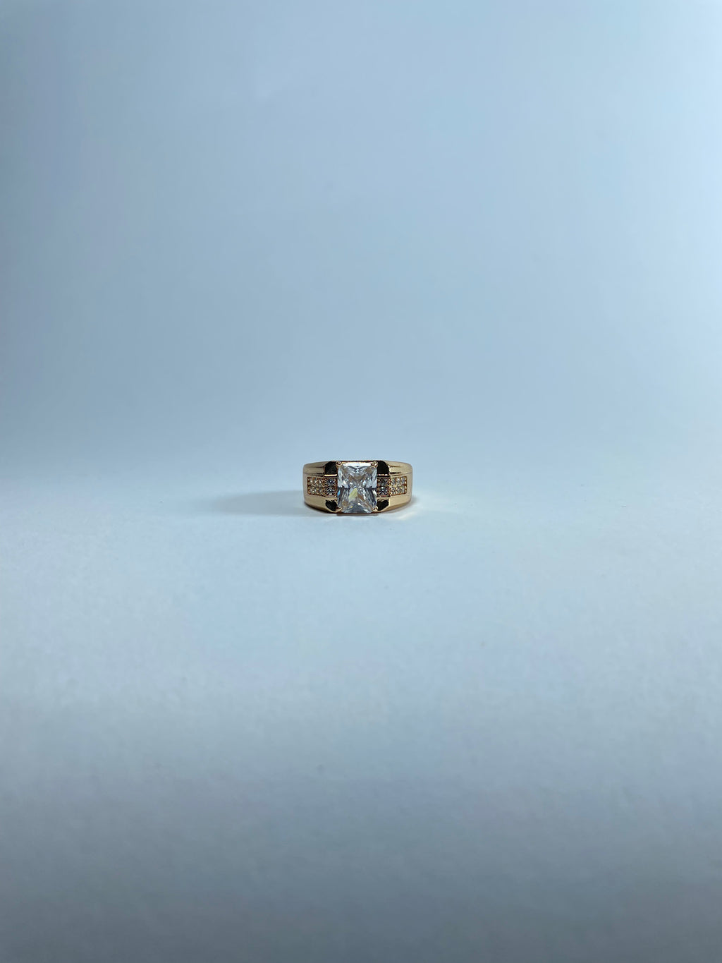 Bold Clear Gemstone Ring