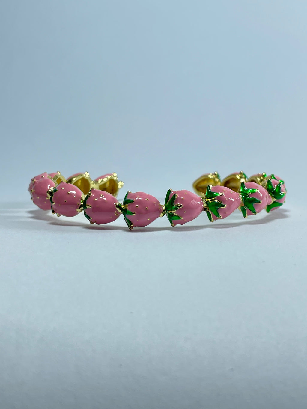 Blossom Pink Strawberry Cuff