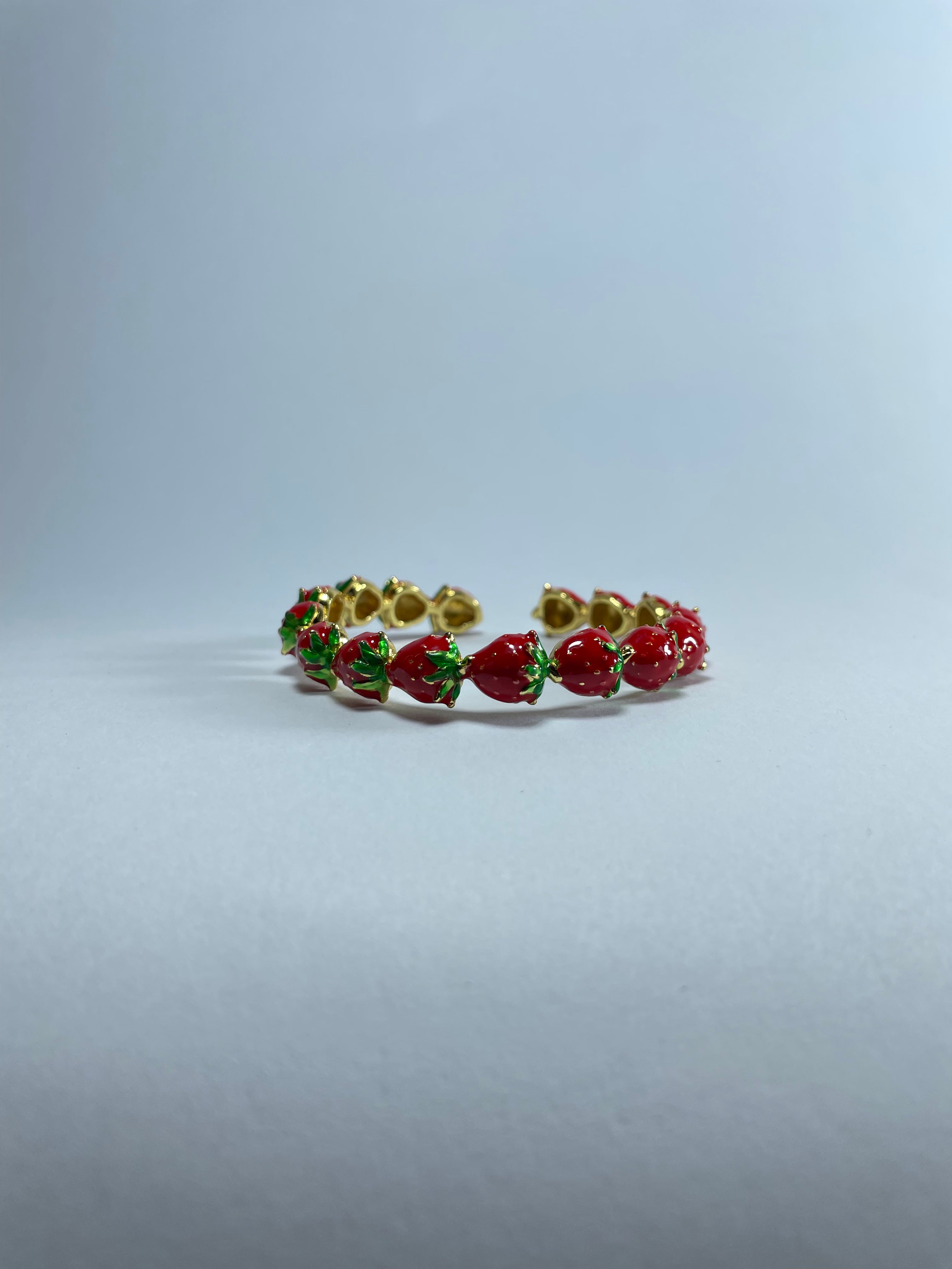 Blossom Pink Strawberry Cuff