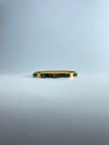 Gold Green Stone Bangle