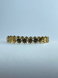 Gold Daisy Chain Bangle