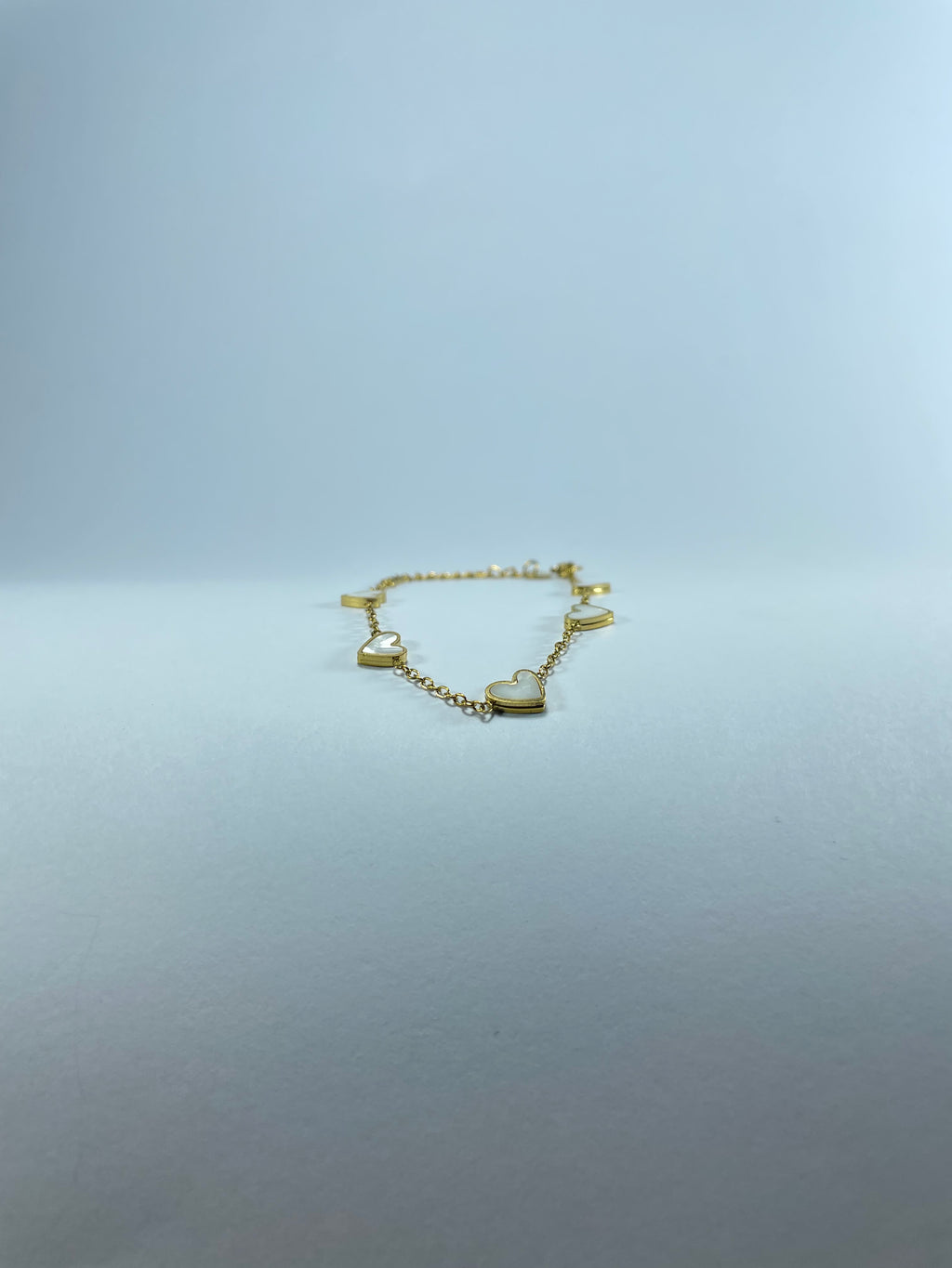 Gold Heart Charm Chain