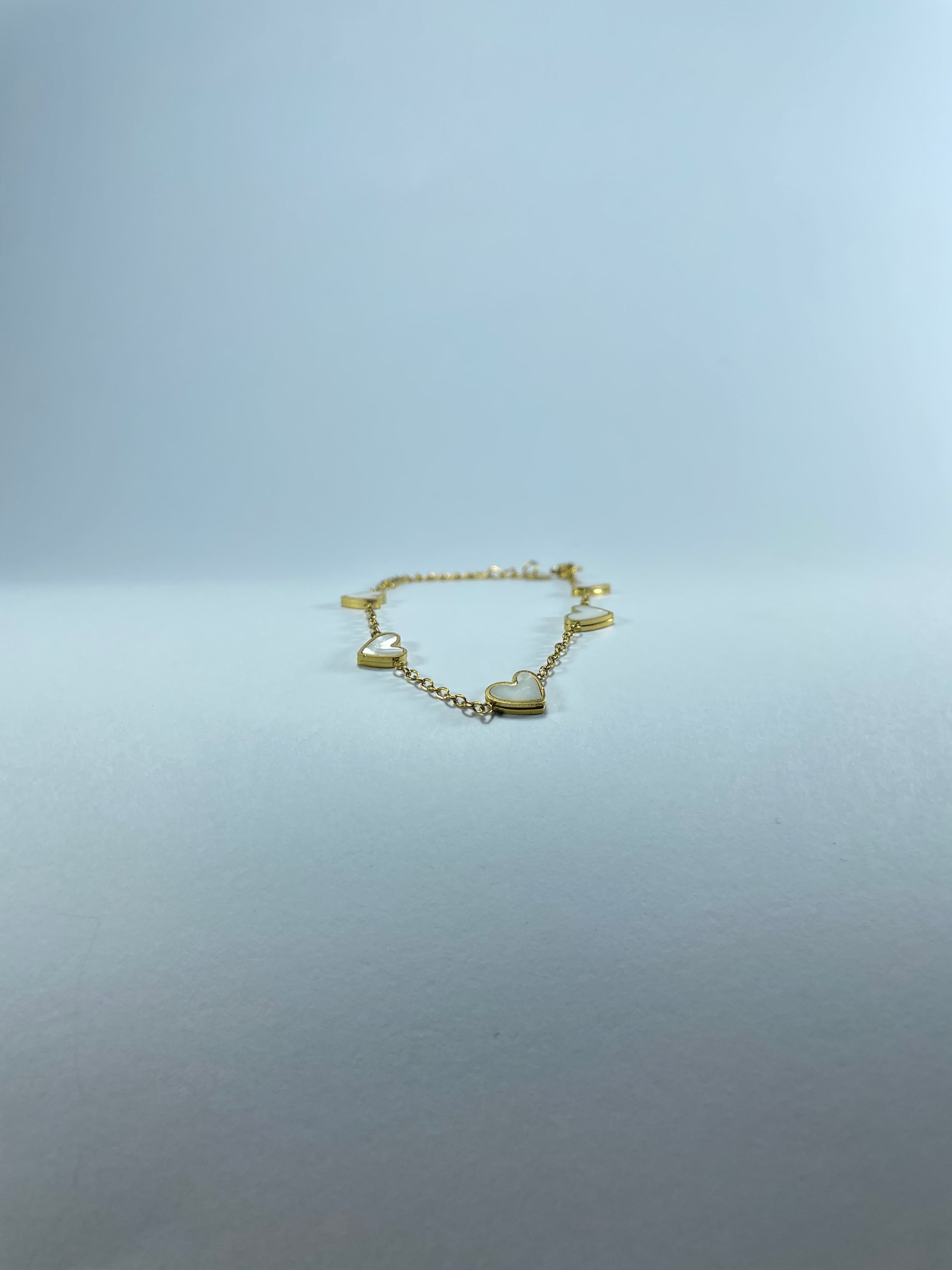 Gold Heart Charm Chain