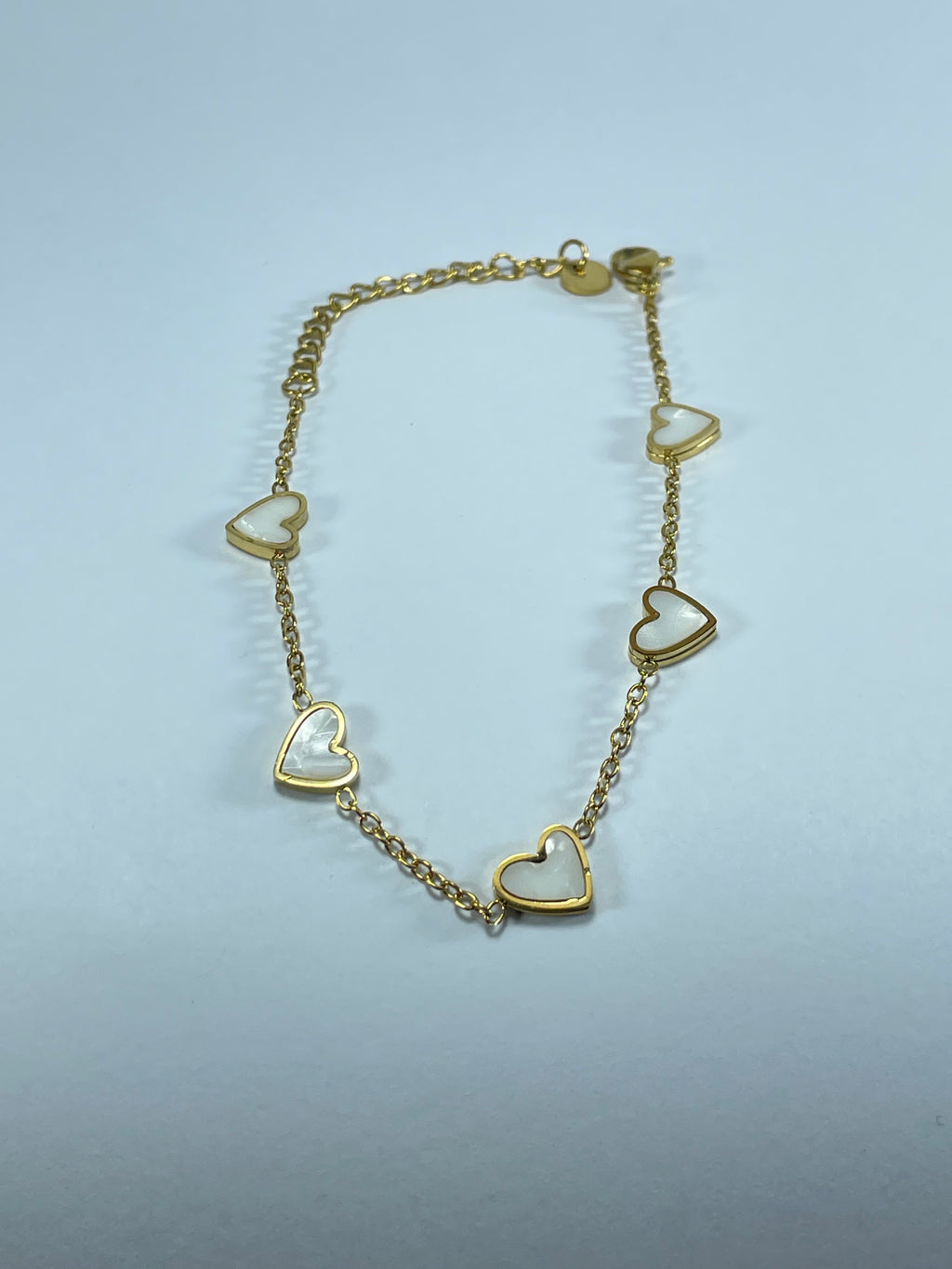 Gold Heart Charm Chain