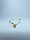 Gold Stardust Bead Charm Anklet