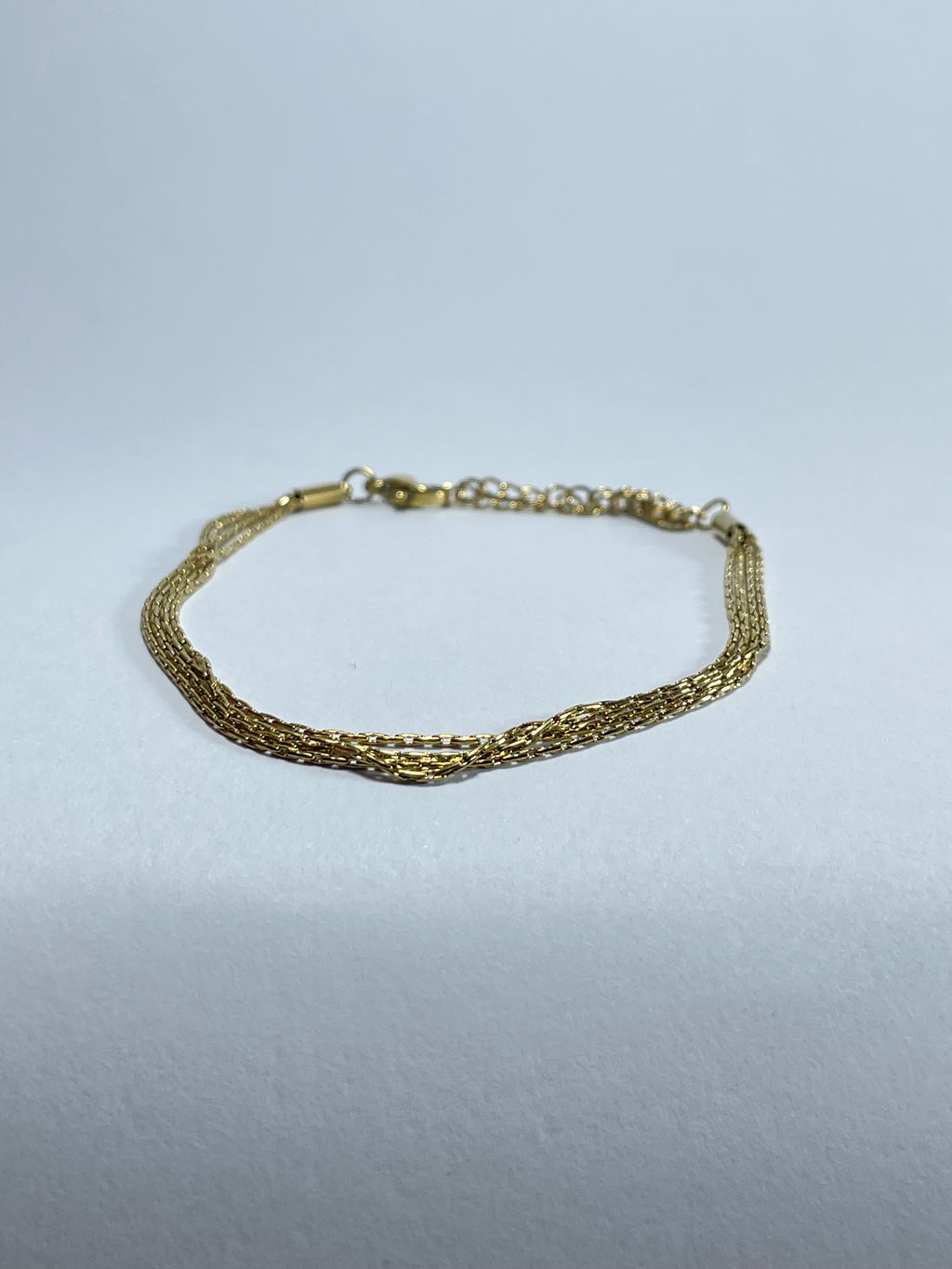 Multi-Chain Gold Anklet