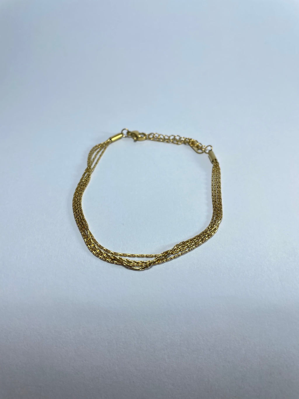 Multi-Chain Gold Anklet