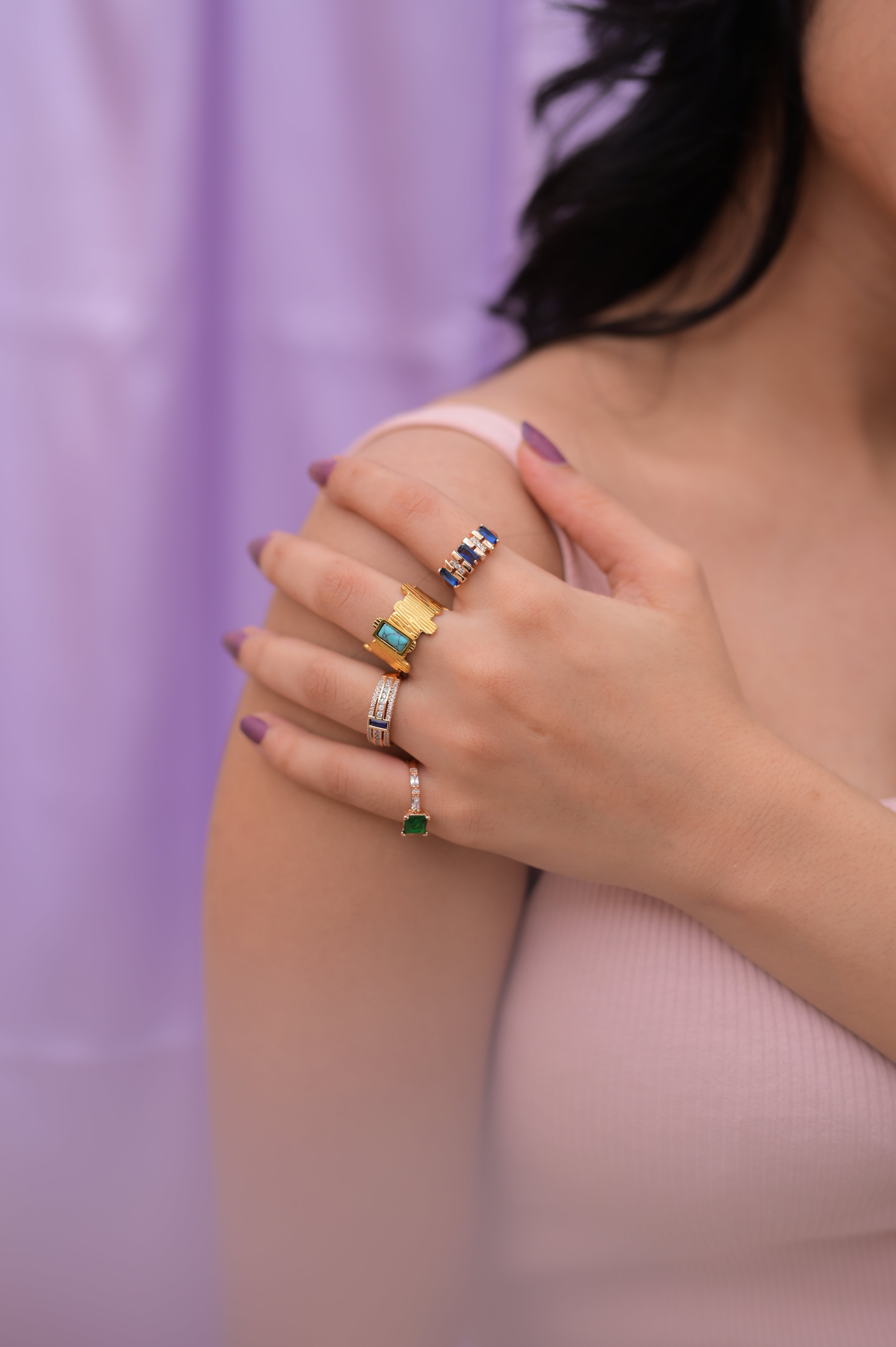 Wide Textured Turquoise Cuff