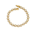 Crystal Bezel Tennis Bracelet
