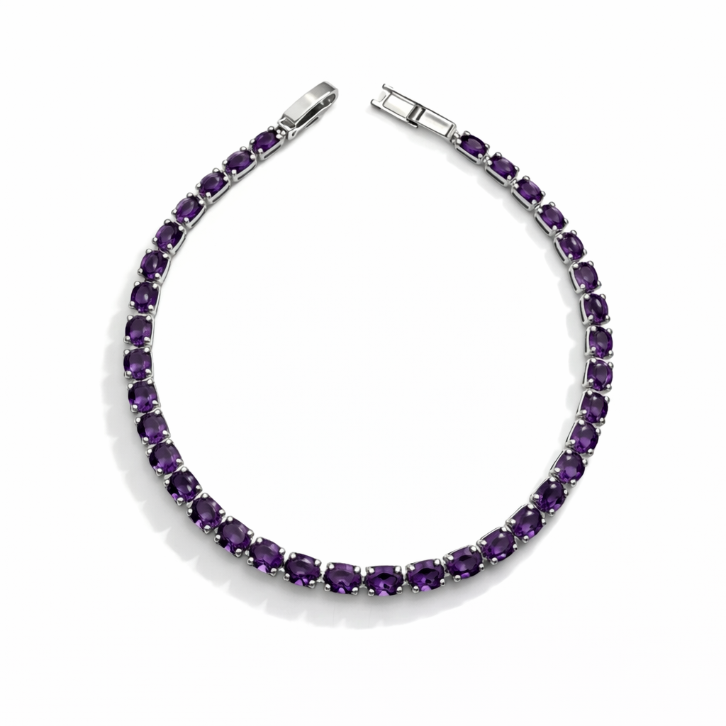Amethyst Sovereign Link Bracelet