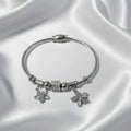 Lucky Clover Charm Bangle