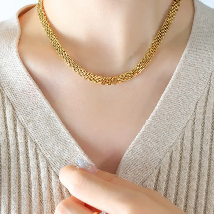 Tatsuro Miki Multi-Strand Chain Necklace