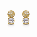 Crystal Ball Drop Earrings