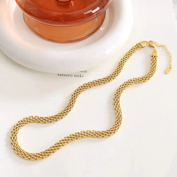 Tatsuro Miki Multi-Strand Chain Necklace