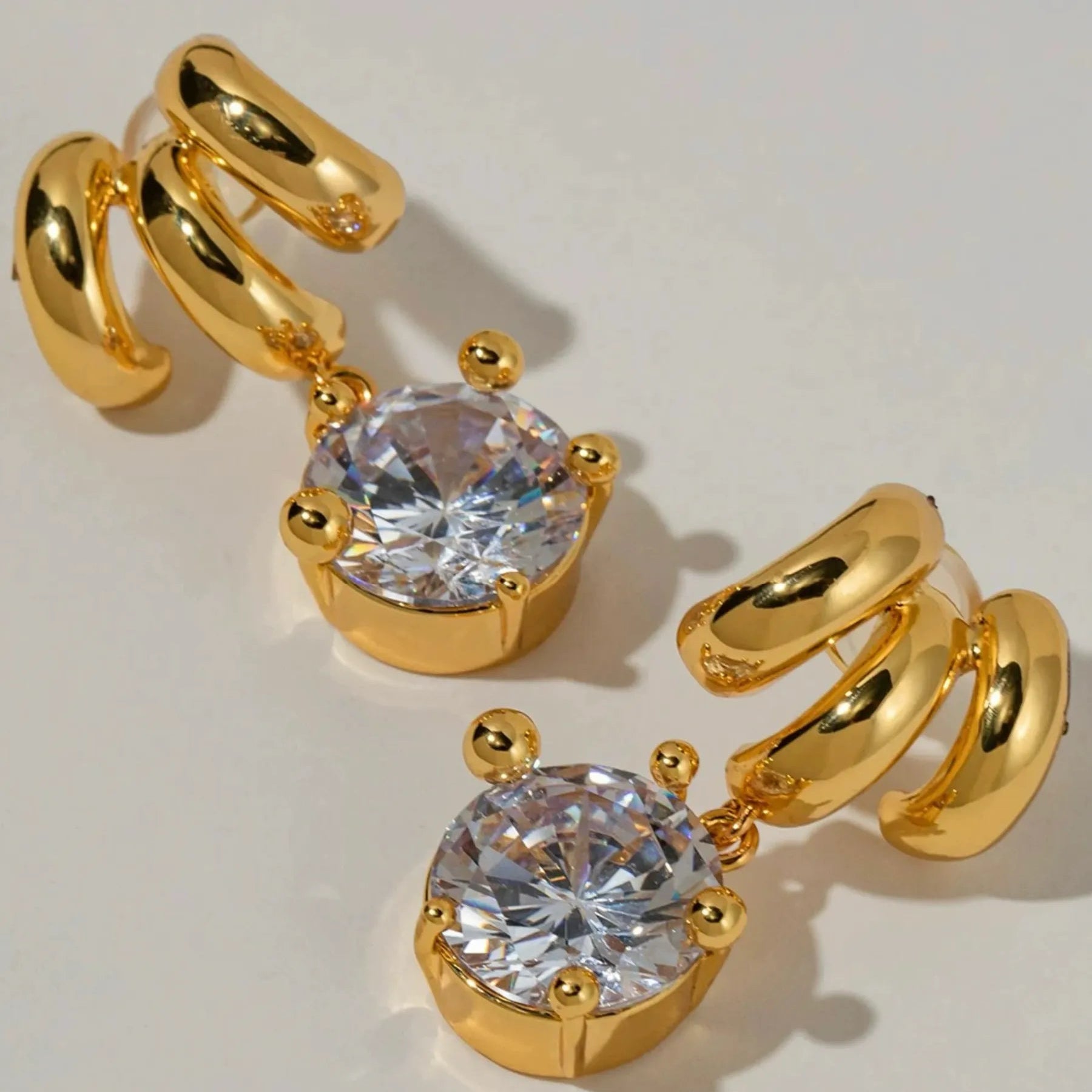 Cascade Crystal Earrings