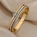 Lumière Crystal Bangle