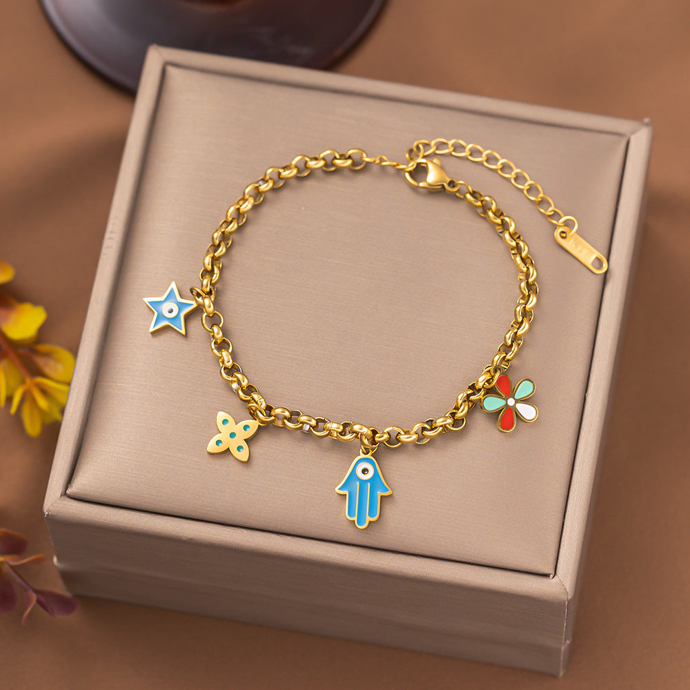 Lucky Charms Enamel Bracelet