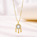 Celestial Dreamcatcher Pendant Necklace
